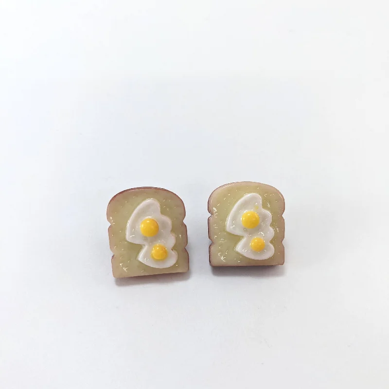 Ladies Earrings Light Shine-I Love Egg Earrings