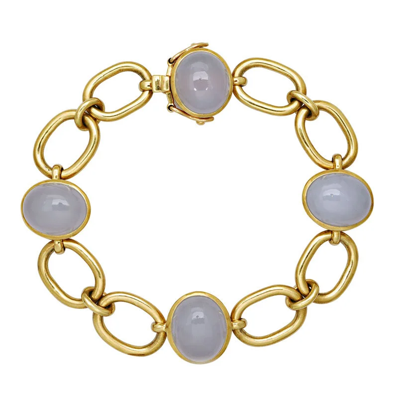 Ladies club vibe bracelets -Bracelet- Chalcedony