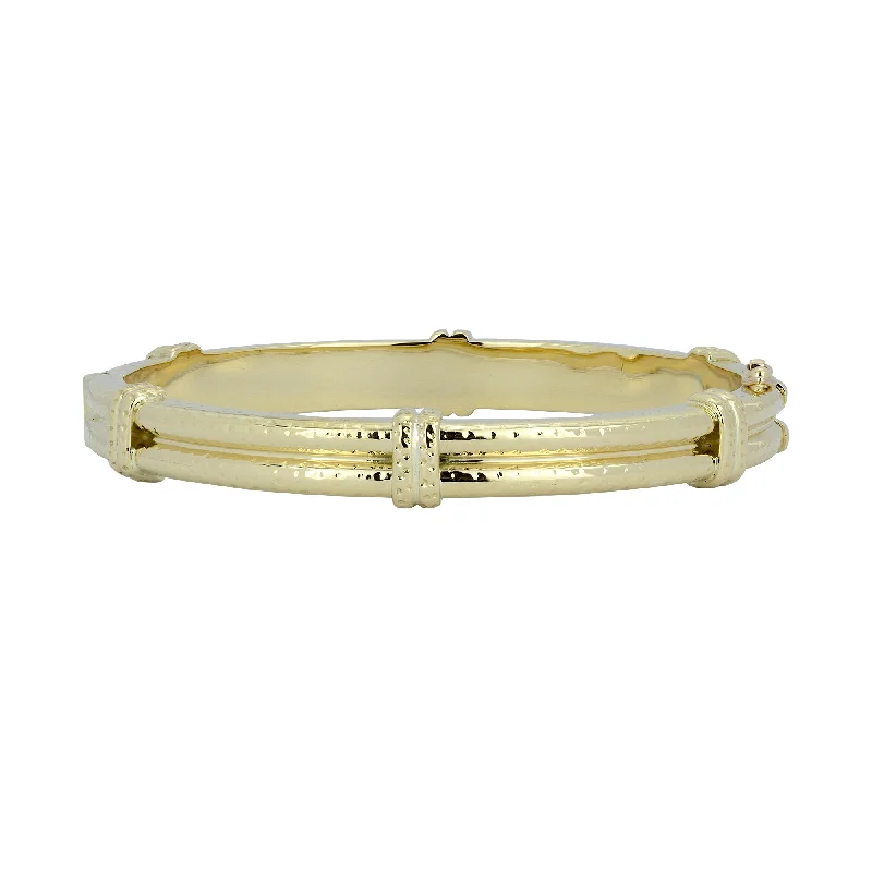 Ladies thick flair bracelets -Bangle - Gold