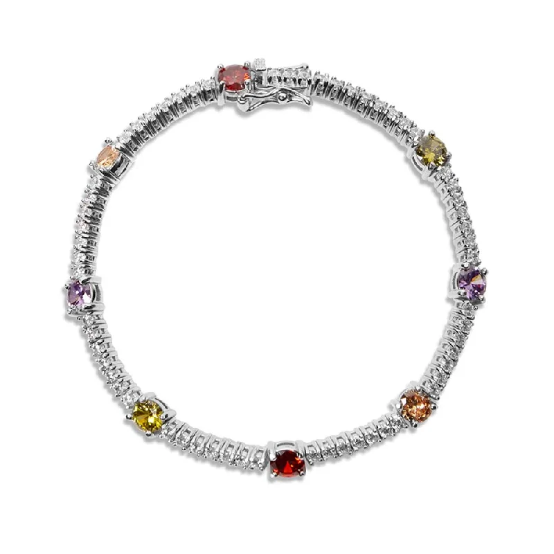 Ladies loving glow bracelets -THE MULTI COLOR TENNIS BRACELET