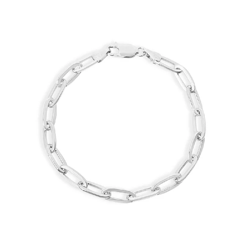 Ladies smooth ceramic bracelets -THE REDA SILVER BRACELET