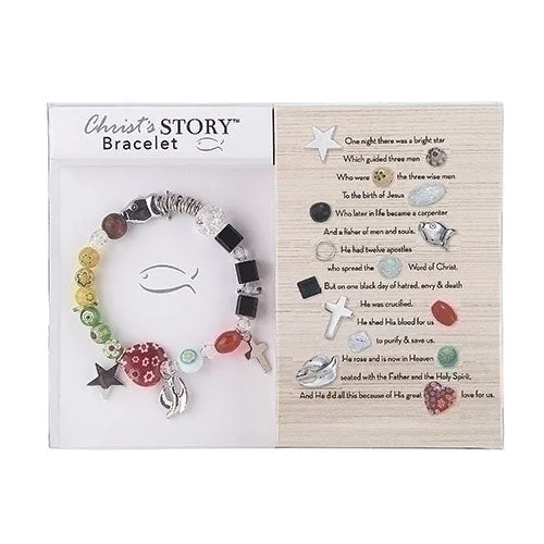 Ladies club vibe bracelets -7" Jesus Christ's Story Bracelet