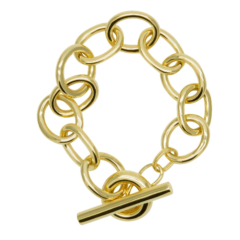 Ladies slender chain bracelets -Bracelet - Gold (2400A)