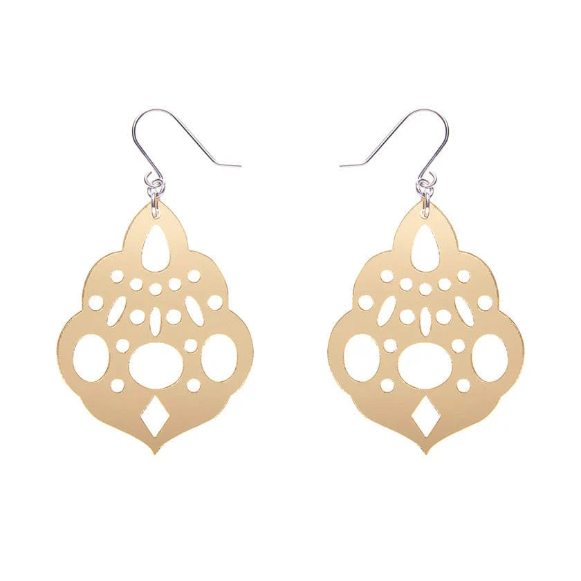 Ladies Earrings for Elder Shine-Erstwilder - Boho Chandelier Essential Drop Earrings - Gold