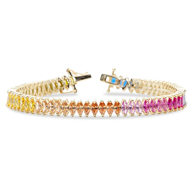 Ladies city beat bracelets -The Arcoiris Tennis Bracelet