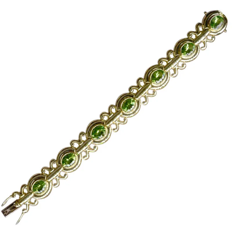 Ladies dazzling party bracelets -Bracelet- Peridot