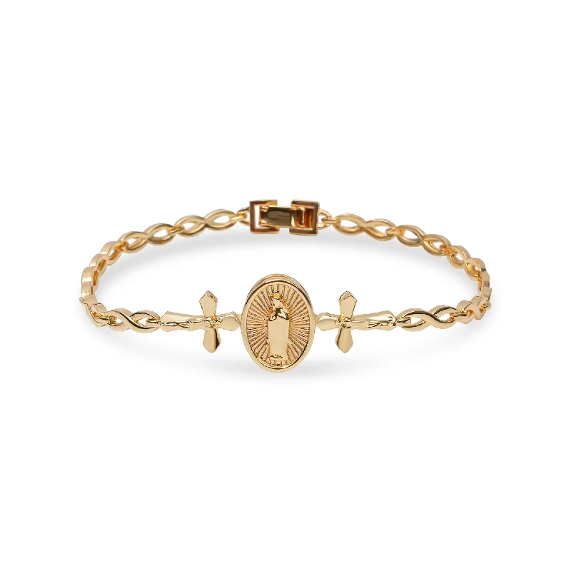 Ladies playful shine bracelets -THE SAINT CROSS HEIRLOOM BRACELET