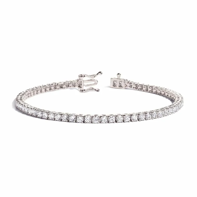 Ladies sunbeam shine bracelets -Dainty Crystal Tennis Bracelet