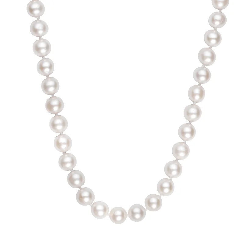 Ladies joyful gleam necklaces -14K 8-9mm Pearl Necklace