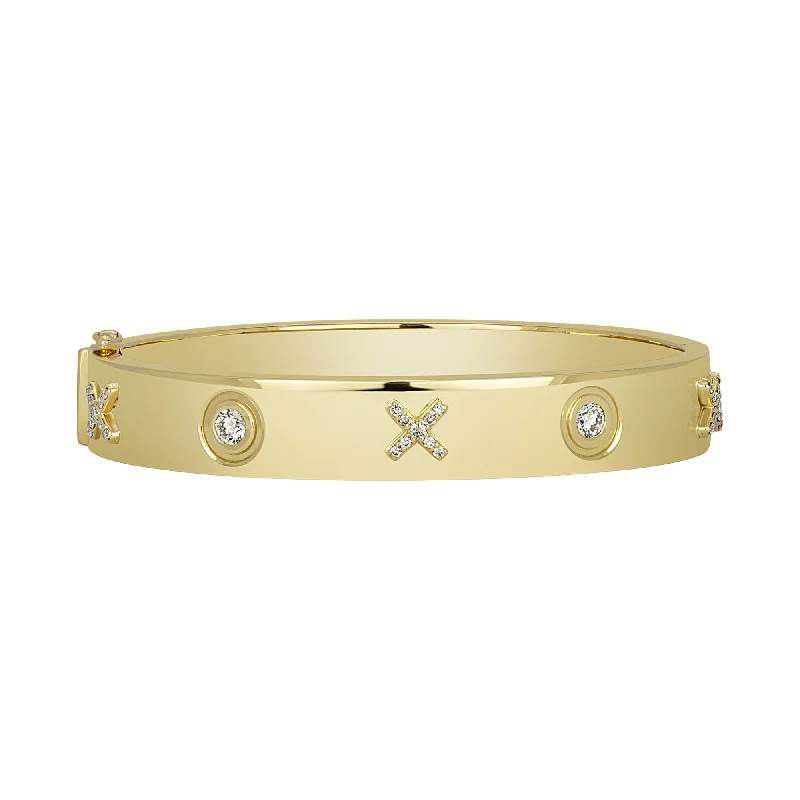 Ladies fine thread bracelets -Bangle - Diamond (2339E)