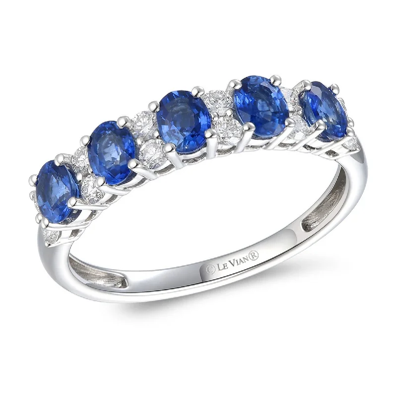 Ladies Rings Infinite Spark-Le Vian® 14K Vanilla Gold® Blueberry Sapphire™ and Diamond Ring TRAT 67WG