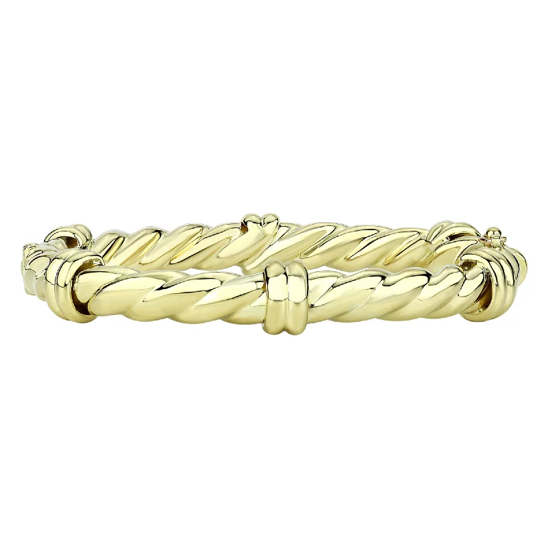 Ladies healing charm bracelets -Bangle - Gold