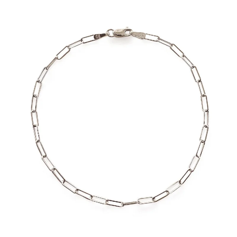 Ladies tandem couple bracelets -Petite Chain Link Bracelet