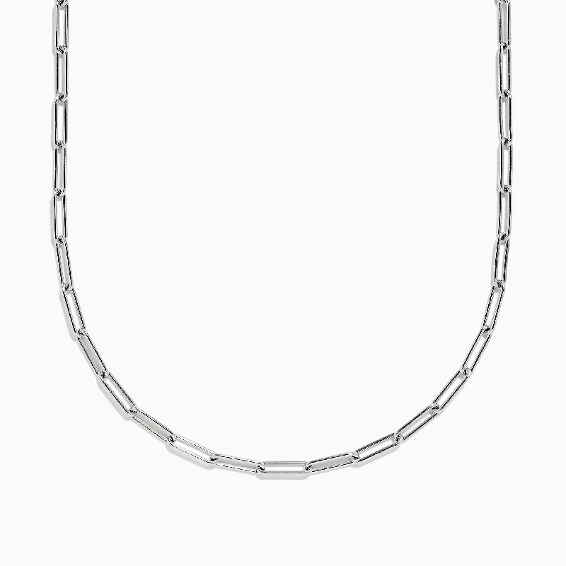 Ladies Mother’s joy necklaces -925 Sterling Silver Paperclip Chain Necklace