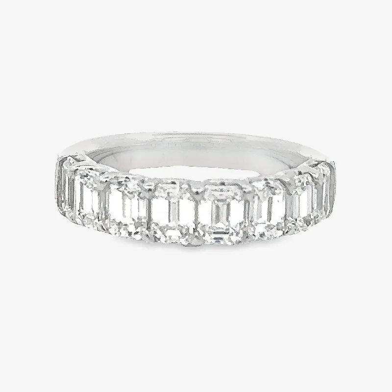 Ladies Rings for Niece Glow-1/2 Way 2.60CT Emerald Cut Diamond Ring