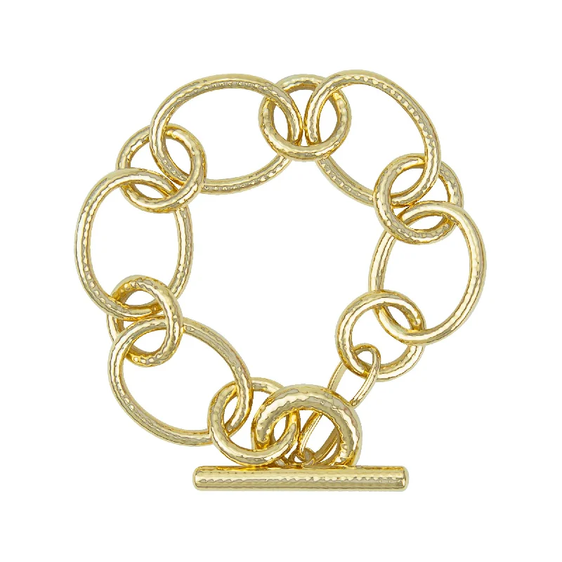 Ladies golden yellow bracelets -Bracelet - Gold (2369B)