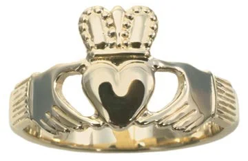 14K Yellow Gold Claddagh Ring HB00540GO