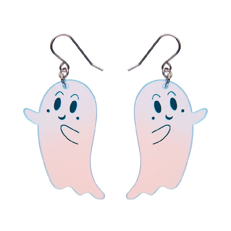 Ladies Earrings for Pioneer Shine-Erstwilder - Ghost Drop Earrings (Iridescent) - Best of Halloween (2024)