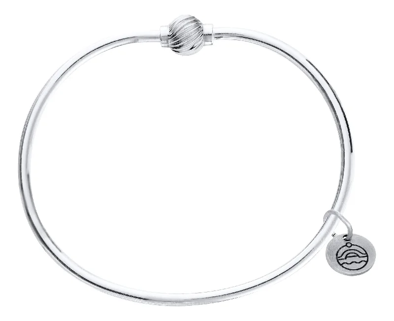 Ladies daily spark bracelets -Authentic Cape Cod Bracelet made by Lestage - Sterling Silver w/ Swirl Ball