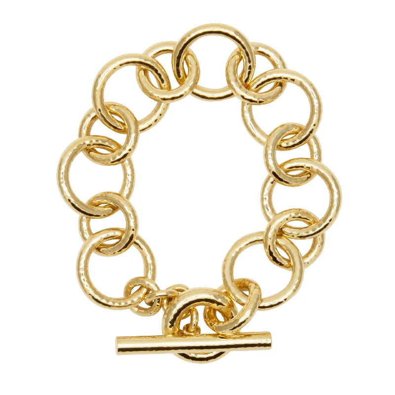 Ladies 22K gold shine bracelets -Bracelet - Gold (2397A)