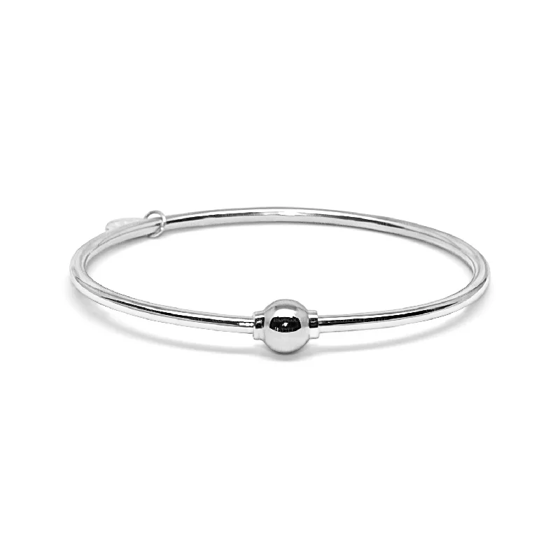 Ladies spiritual whisper bracelets -Cape Cod Ball Bracelet in Sterling Silver