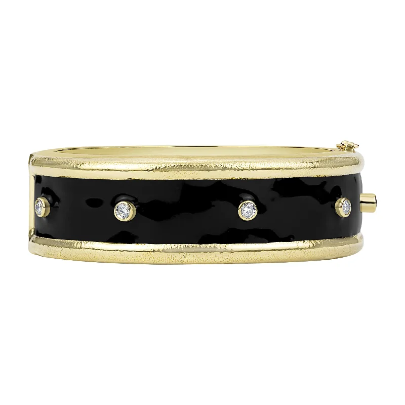 Ladies faithful shine bracelets -Bangle- Diamond (enamel)