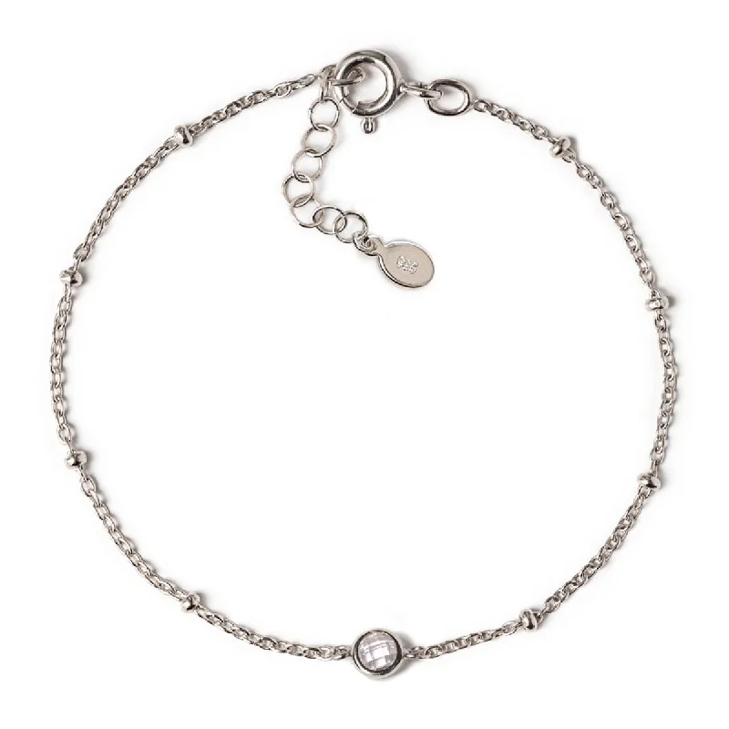 Ladies bird flight bracelets -Crystal Bead Chain Bracelet