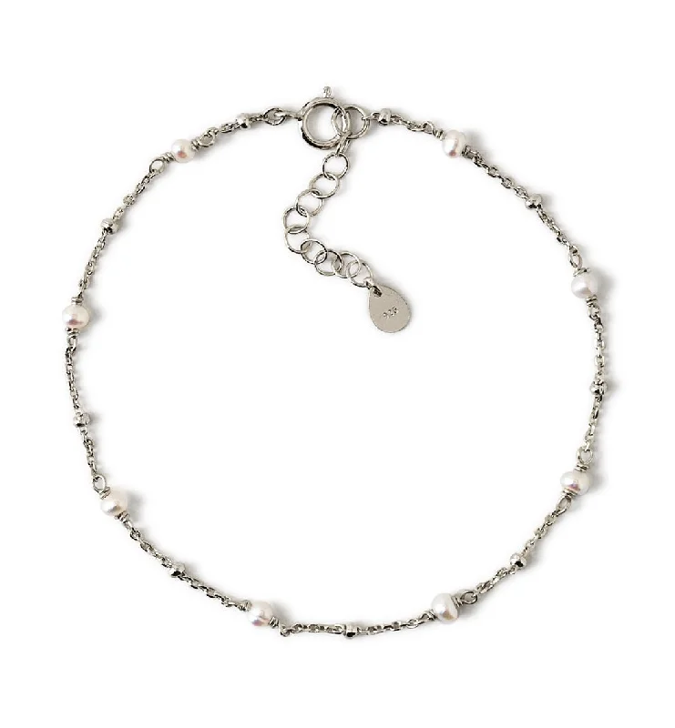 Ladies delicate strand bracelets -Delicate Pearl Bracelet