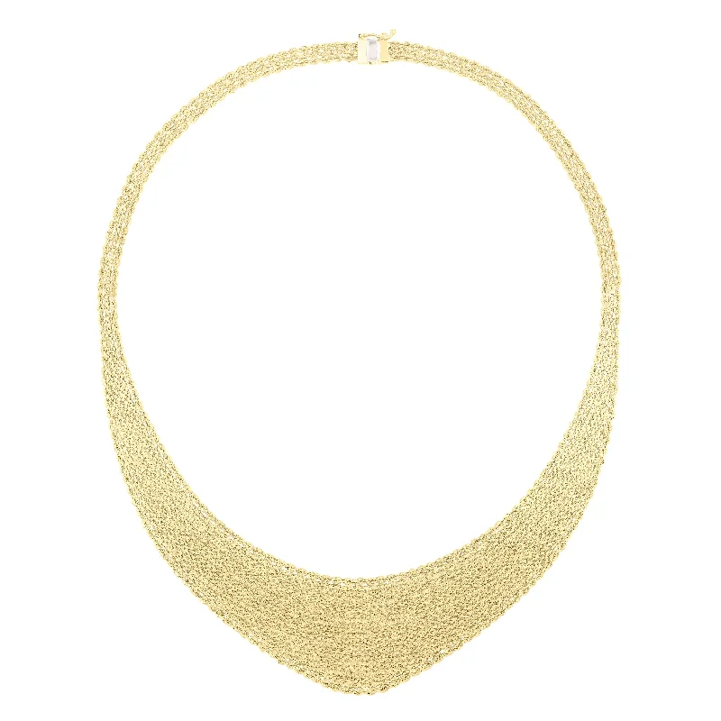 Ladies playful shine necklaces -14K Cleopatra Necklace