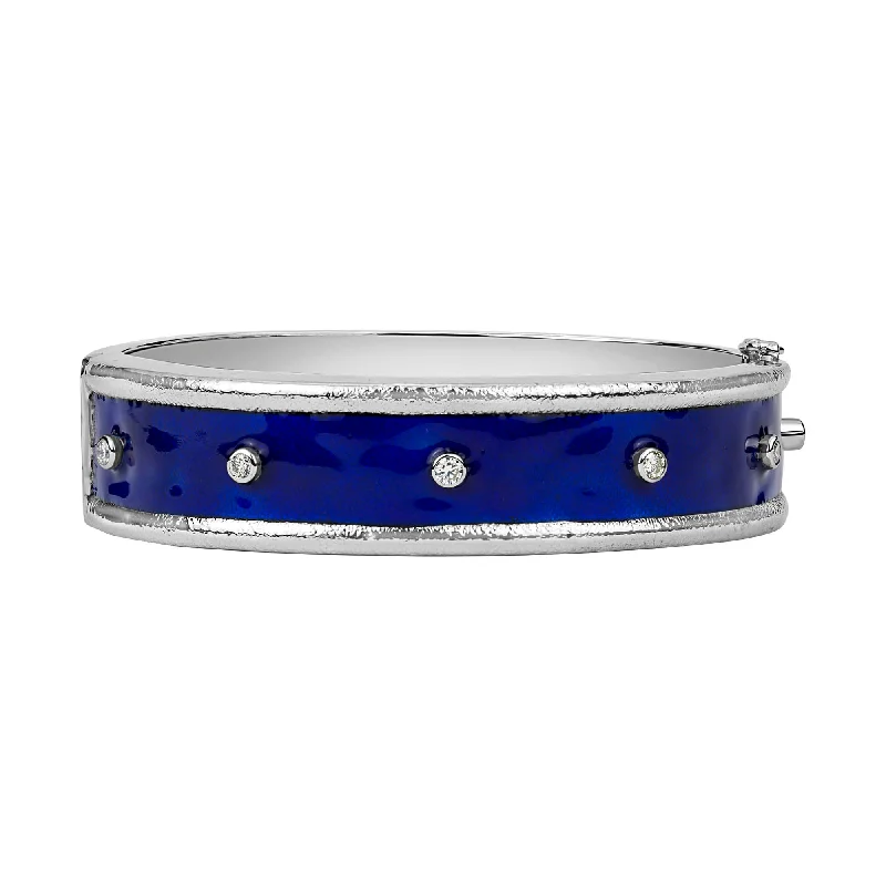 Ladies joyful gleam bracelets -Bangle - Diamond (enamel)