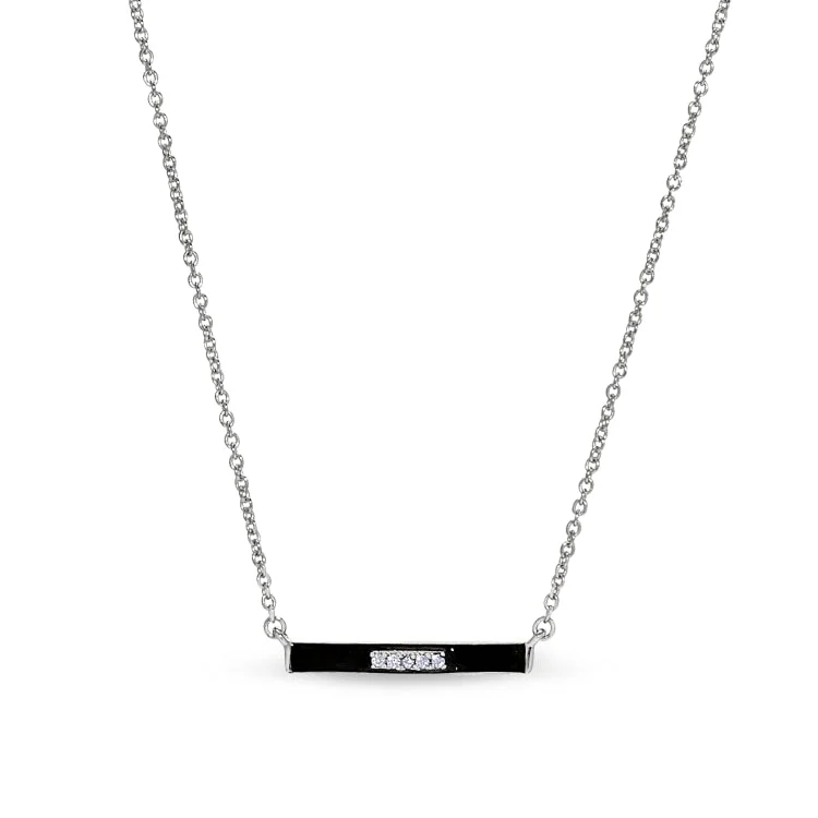 Ladies energy pulse necklaces -Black Label Necklace