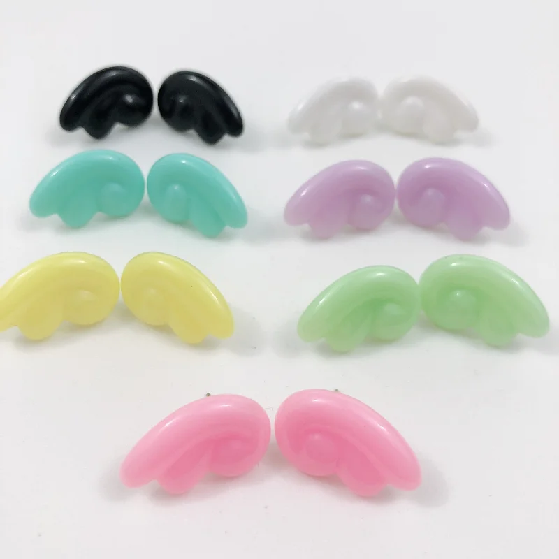 Ladies Earrings Slim Shine-Instant Shipping! Chibi Wings Earrings (7 Colors)