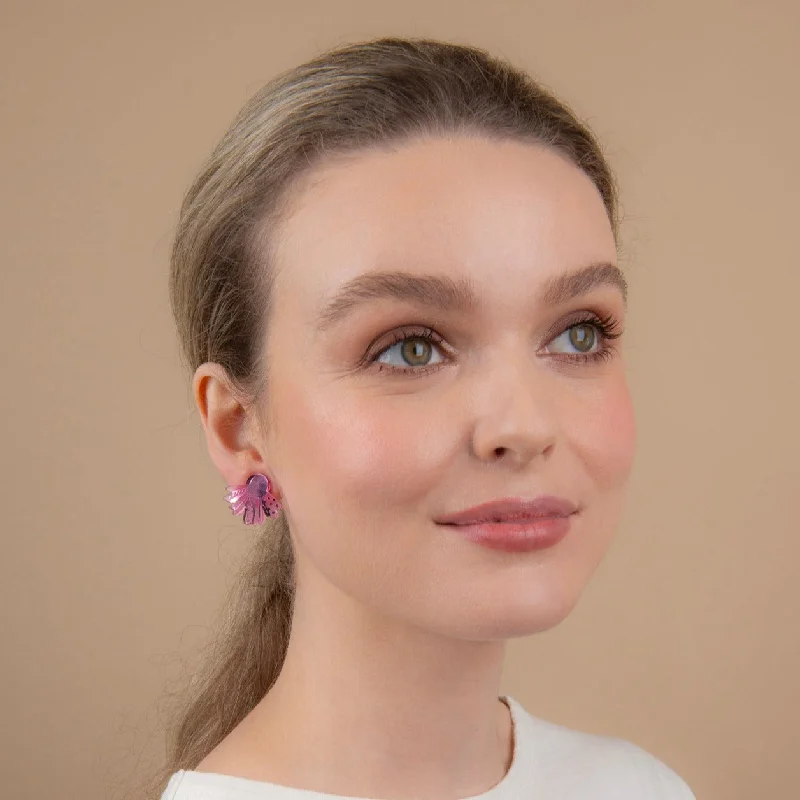 Ladies Earrings with Fringe Spark-Mintcloud Earrings - MOD Daisies