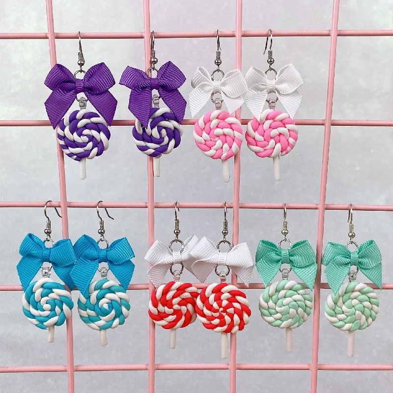 Ladies Earrings for Date Glow-Lollipop Earrings (5 Colors)