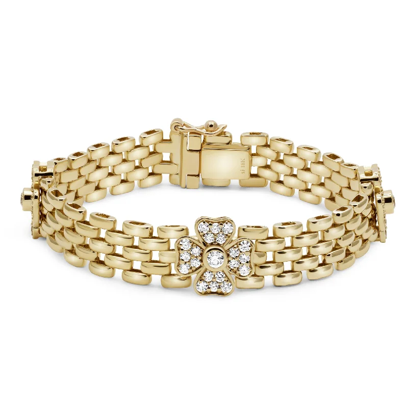 Ladies anchor gleam bracelets -Bracelet - Diamond (2404B)