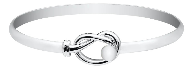 Ladies astral gleam bracelets -Love Knot Bracelet in Sterling Silver