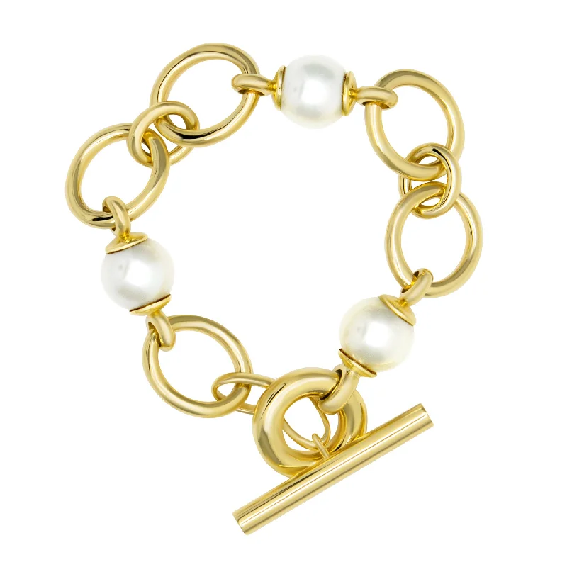 Ladies compass spark bracelets -Bracelet - Southsea Pearl (2406D)