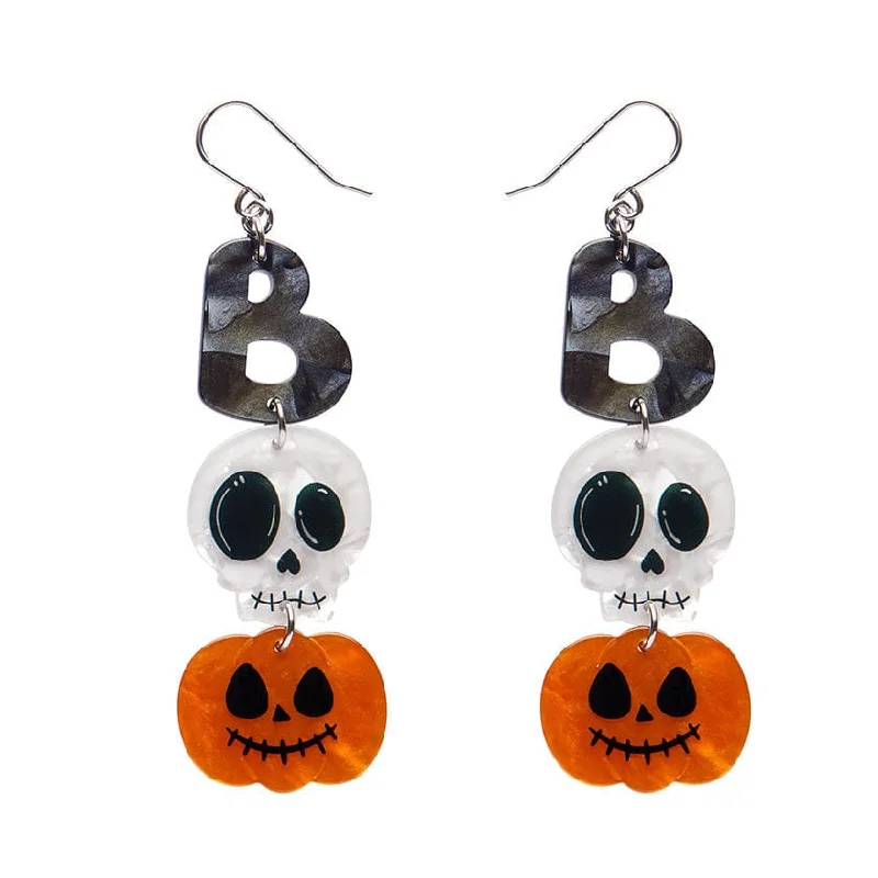 Ladies Earrings for Founder Glow-Erstwilder - Boo Drop Earrings (Multi) - Best of Halloween (2024)