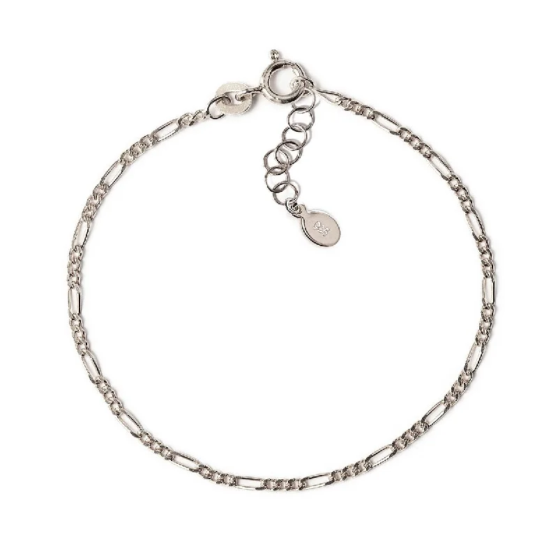 Ladies modern edge bracelets -Figaro Chain Bracelet