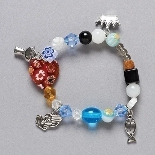 Ladies explorer gleam bracelets -First Communion Colorful Story Bracelet