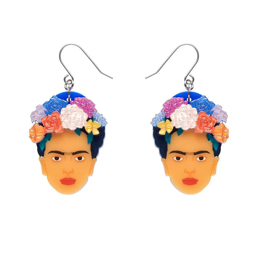 Ladies Earrings with Red Wulfenite-Erstwilder -  My Own Muse Frida Drop Earrings - Frida Kahlo (2024)