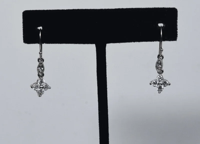 Ladies Earrings for Student Spark-Cubic Zirconia Dangle Earrings