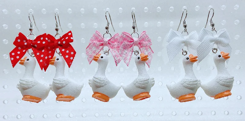 Ladies Earrings Fine Shine-Happy Goose Earrings (3 Colors)