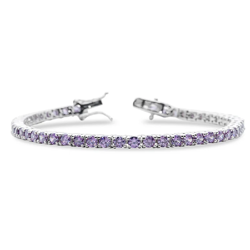 Ladies woodland hue bracelets -The Morado Tennis Bracelet