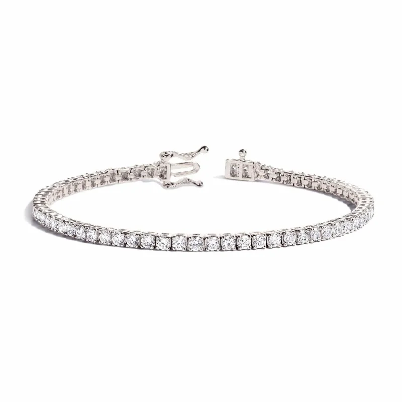 Ladies sparkling diamond bracelets -Diamond Tennis Bracelet