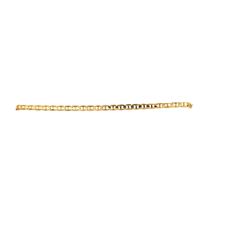 Ladies coastal tide bracelets -Estate Fancy Link Bracelet in Yellow Gold