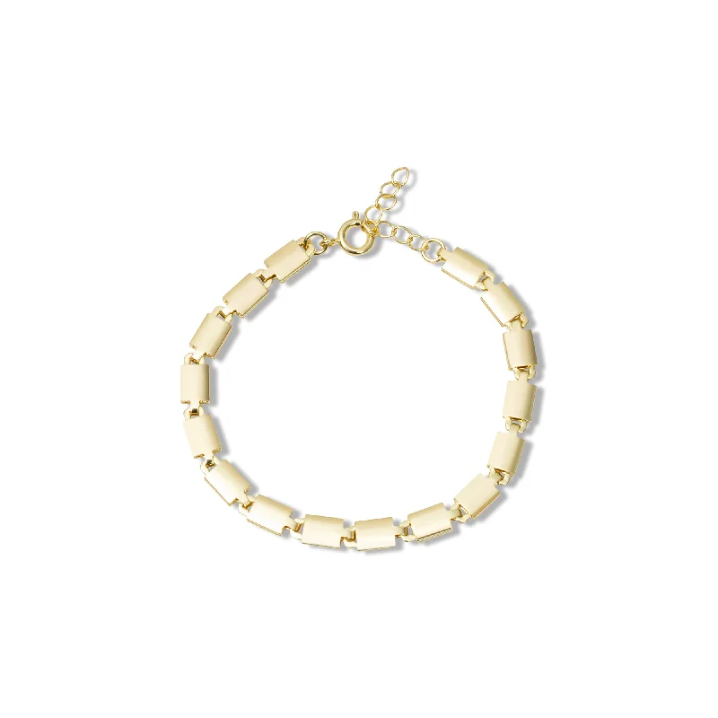 Ladies pure minimal bracelets -THE LEA LINK BRACELET