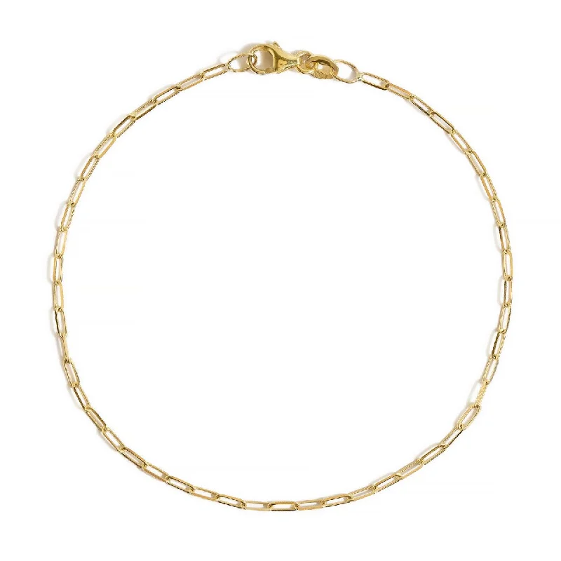 Ladies effortless daily bracelets -Thin Chain Link Bracelet